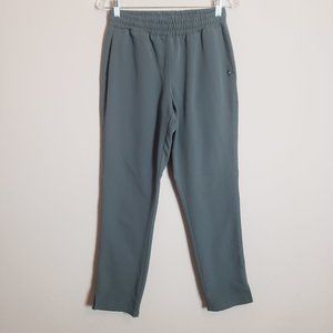 Jaanuu Olive Green Skinny Drawstring Scrub Pants Small